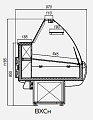 Холодильная витрина МХМ Таир ВХСн-1,2 Холодильная витрина МХМ Таир ВХСн-1,2