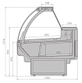 Холодильные витрины Brandford Aurora Slim 125 Холодильные витрины Brandford Aurora Slim 125