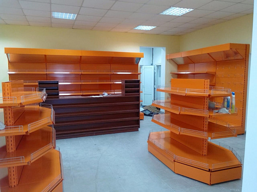 Стеллаж торцевой Евромаркет ТС0025 трапециевидный Стеллаж торцевой Евромаркет ТС0025 трапециевидный