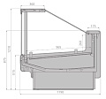Холодильные витрины Brandford Aurora SQ 190 рыба на льду Холодильные витрины Brandford Aurora SQ 190 рыба на льду