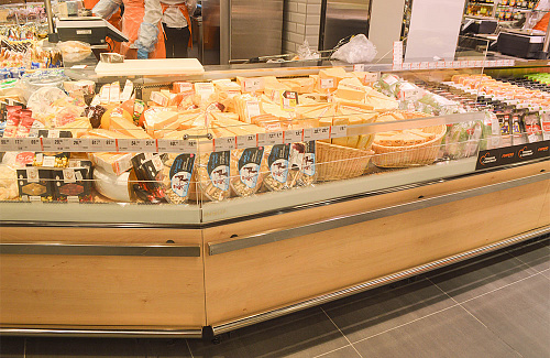 Холодильная витрина Enteco master Луара 250 ВСн Self универсальная с подъемными стеклами Холодильная витрина Enteco master Луара 250 ВСн Self универсальная с подъемными стеклами