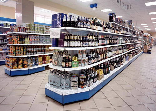 Стеллаж торцевой Евромаркет ТС0025 трапециевидный Стеллаж торцевой Евромаркет ТС0025 трапециевидный