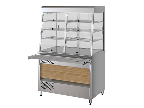 Прилавок-витрина холодильный электрический МХМ ПВХЭ11 серия ШЕФ 1120 Прилавок-витрина холодильный электрический МХМ ПВХЭ11 серия ШЕФ 1120