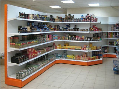 Угловой стеллаж Евромаркет УС0014 внешний Угловой стеллаж Евромаркет УС0014 внешний