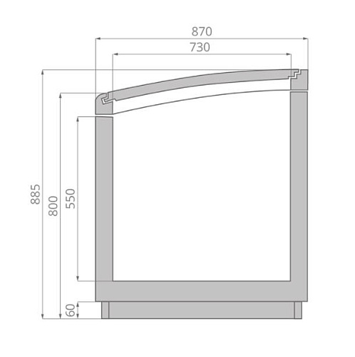 Холодильные и морозильные ларь-бонеты Bandford Polo торцевые Холодильные и морозильные ларь-бонеты Bandford Polo торцевые