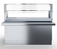 Прилавок нейтральный 1120 с двумя полками Rada GASTRO-LINE