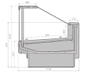 Холодильные витрины Brandford Aurora SQ 190 Холодильные витрины Brandford Aurora SQ 190