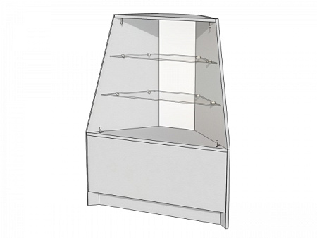 Витрина угловая наружная Витрина Плюс Д9ВУН-700х700х1250 Витрина угловая наружная Витрина Плюс Д9ВУН-700х700х1250