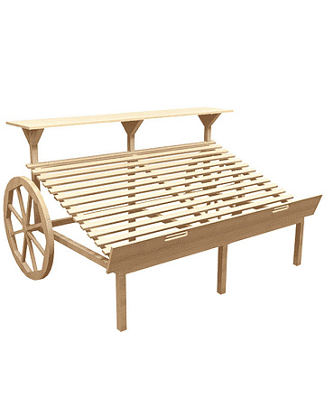 Стеллаж овощной Евромаркет Ф006 с наклоненной полкой EM-02.106.000 СБ Стеллаж овощной Евромаркет Ф006 с наклоненной полкой EM-02.106.000 СБ