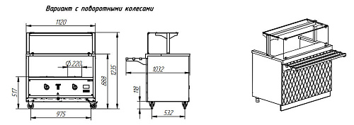 Прилавок-мармит электрический первых блюд Abat ПМЭС-70Е серия Сэйла Прилавок-мармит электрический первых блюд Abat ПМЭС-70Е серия Сэйла